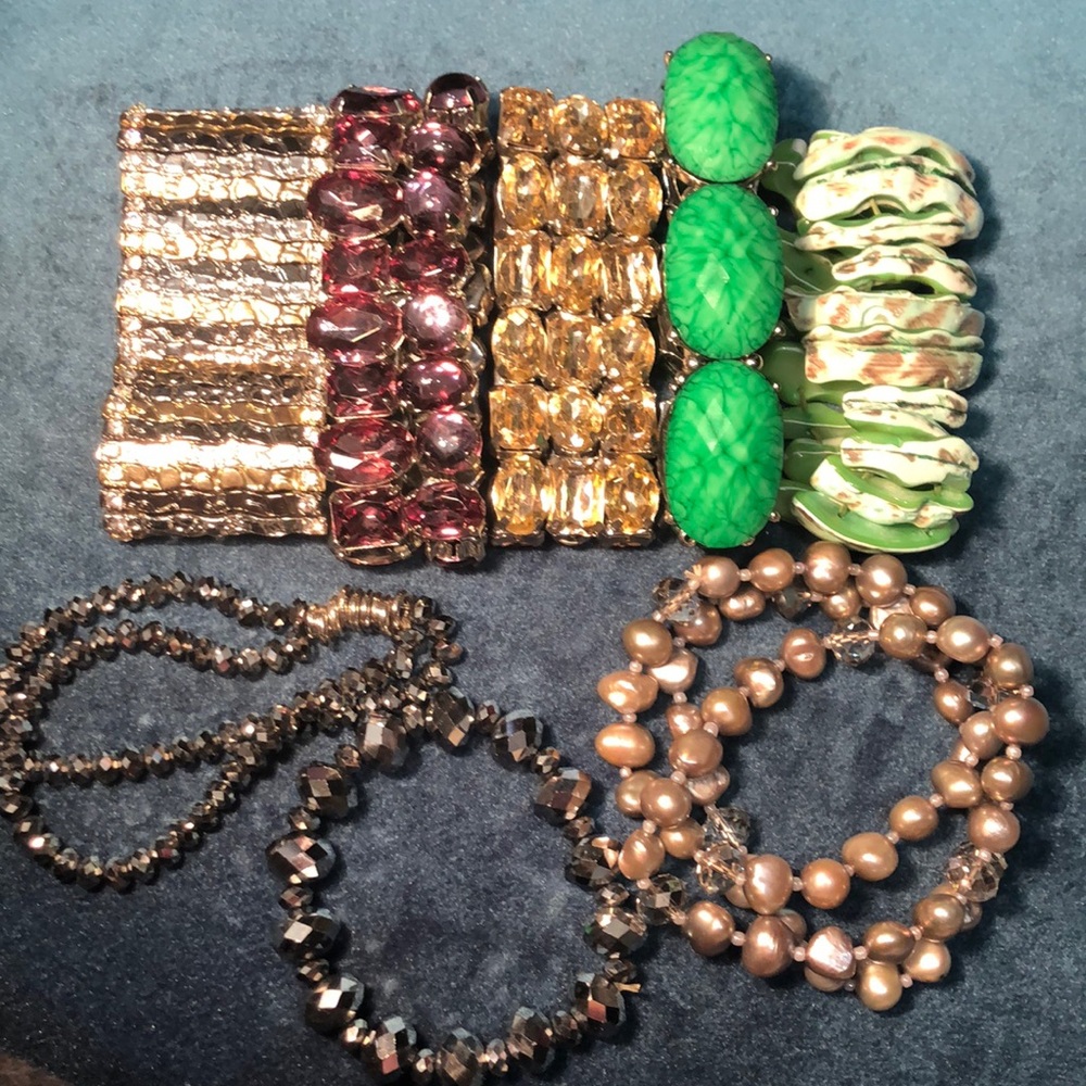 Assorted stretch bracelets